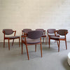 Kai Kristiansen Model 42 Teak Dining Chairs, Set Of 6