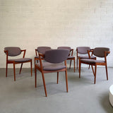 Kai Kristiansen Model 42 Teak Dining Chairs, Set Of 6