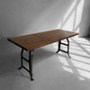 Industrial Maple Block Work Table Console