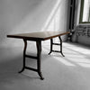 Industrial Maple Block Work Table Console