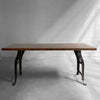Industrial Maple Block Work Table Console
