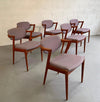Kai Kristiansen Model 42 Teak Dining Chairs, Set Of 6
