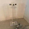 Modernist Lucite And Chrome Fireplace Tool Set By Albrizzi