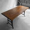 Industrial Maple Block Work Table Console