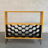 Custom Mid Century Modern Dry Bar With Wine Rack