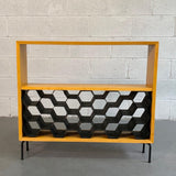 Custom Mid Century Modern Dry Bar With Wine Rack