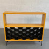 Custom Mid Century Modern Dry Bar With Wine Rack