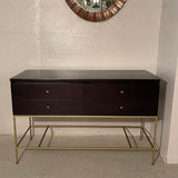 Ebonized Mahogany Sideboard Cabinet By Paul McCobb For Calvin