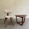 Mid Century Modern Walnut Guitar Pick Coffee Side Table By Lane Alta Vista