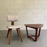 Mid Century Modern Walnut Guitar Pick Coffee Side Table By Lane Alta Vista