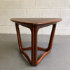 Mid Century Modern Walnut Guitar Pick Coffee Side Table By Lane Alta Vista