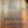 Mid Century Modern Walnut Guitar Pick Coffee Side Table By Lane Alta Vista