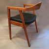 Leather Gunlocke Armchair