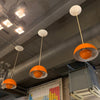 Verner Panton Orange Flower Pot Pendant Lights For Louis Poulsen