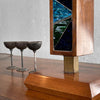 Mosiac Glass Stem Table Lamps By George Briard