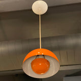 Verner Panton Orange Flower Pot Pendant Lights For Louis Poulsen