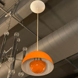 Verner Panton Orange Flower Pot Pendant Lights For Louis Poulsen
