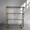 Industrial Primitive Maple Cobbler's Shoe Rack