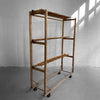 Industrial Primitive Maple Cobbler's Shoe Rack