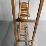 Industrial Primitive Maple Cobbler's Shoe Rack