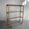 Industrial Primitive Maple Cobbler's Shoe Rack