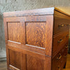 Industrial Tiger Oak Document Cabinet By Library Bureau Makers