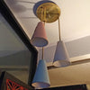 Lightolier Cone Cluster Pendant Lights