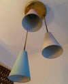 Lightolier Cone Cluster Pendant Lights