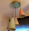 Lightolier Cone Cluster Pendant Lights