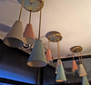 Lightolier Cone Cluster Pendant Lights