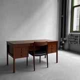 Danish Modern Teak Desk By Donimo Mobler