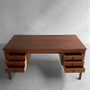 Danish Modern Teak Desk By Donimo Mobler