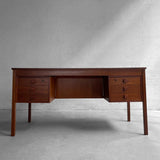 Danish Modern Teak Desk By Donimo Mobler