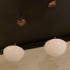 Art Deco Milk Glass Library Pendant Lights