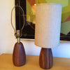 Walnut Table Lamps