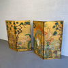 Pair of Hollywood Regency Chinoiserie Door Panel Paintings