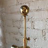 Hollywood Regency Gold Mercury Glass Table Lamps