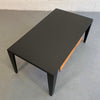 Mid Century Modern Lacquered Maple Coffee Table With Drawer