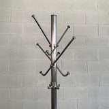 Art Deco Steel And Cast Iron Coat Rack