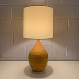 Mid Century Modern Art Pottery Orb Table Lamp