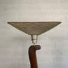 Mid Century Modern Biomorphic Mahogany Torchiere Floor Lamp