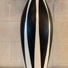 Tall Mid Century Modern Indigo Harlequin Art Pottery Table Lamp