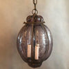 Amethyst Murano Glass Cage Pendant light