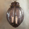 Amethyst Murano Glass Cage Pendant light