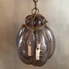 Amethyst Murano Glass Cage Pendant light