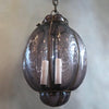 Amethyst Murano Glass Cage Pendant light
