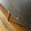 Milo Baughman For Thayer Coggin Black Naugahyde Sofa