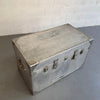Large Industrial Aluminum Military Trunk