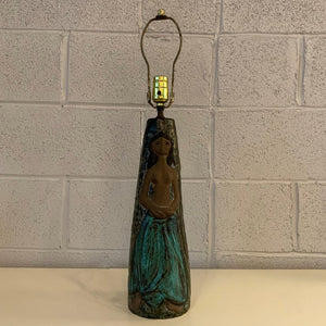 Danish Modern Art Pottery Table Lamp By Ravnild