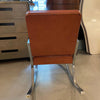Art Deco Chrome Leather Rocking Chair By Gilbert Rohde